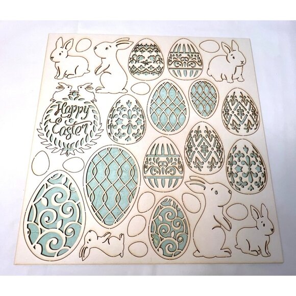 Mintay Chippies Chipboard Decor Elements Easter Set  MT-CHIP2-D45 - Picture 1 of 4